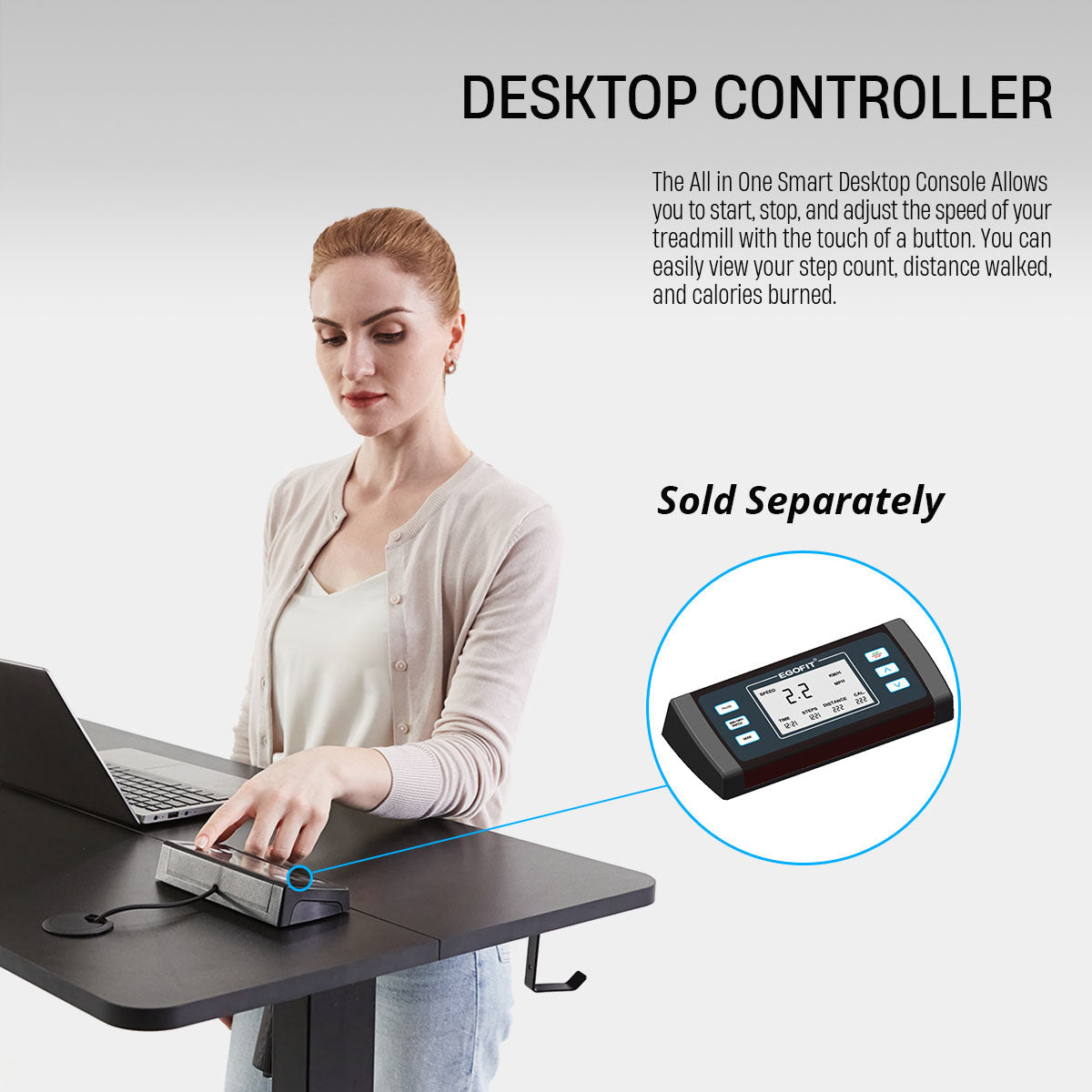 CIAPO Mini Fitness Home 2-in-1 Foldable Compact Walking Pad Under Desk Treadmill
