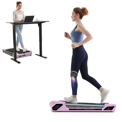 CIAPO Mini Fitness Home 2-in-1 Foldable Compact Walking Pad Under Desk Treadmill