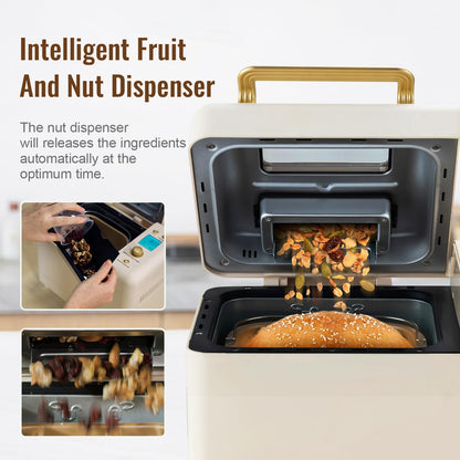 15 In 1 Automatic Bread Maker With Gluten Free Mode  [FREE SHIPPING]