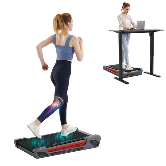 CIAPO Mini Fitness Home 2-in-1 Foldable Compact Walking Pad Under Desk Treadmill