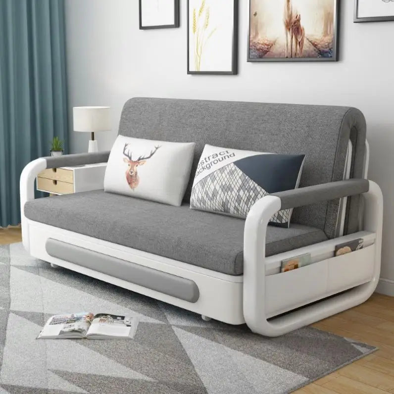 [FREE SHIPPING] Multifunctional Folding Sofa Bed with Storage