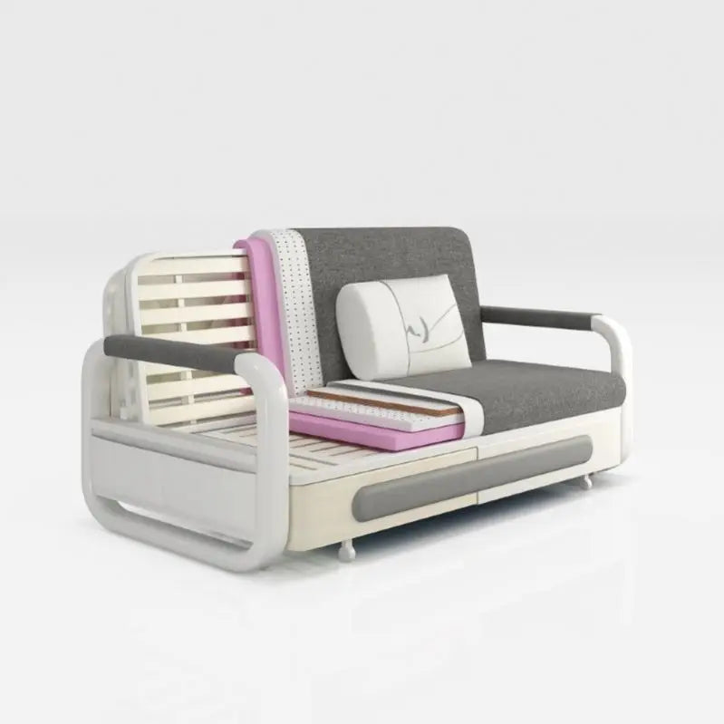 [FREE SHIPPING] Multifunctional Folding Sofa Bed with Storage