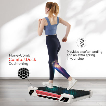 CIAPO Mini Fitness Home 2-in-1 Foldable Compact Walking Pad Under Desk Treadmill