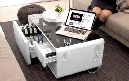 Smart Coffee Table with Built in Fridge and Speakers [FREE SHIPPING]
