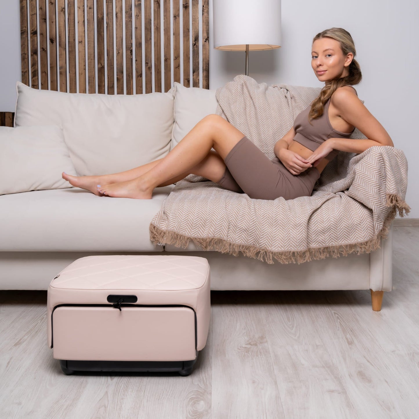 TT LunoFit Foot Massager - 3D Compression, Rotation Rollers
